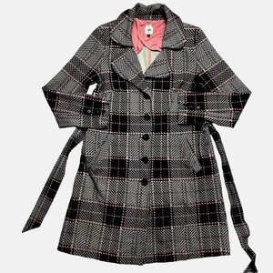 Cabi Coat Womens Medium Pink Brown Take Five #6023 Button Front Topper Jacket